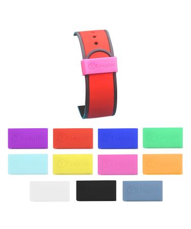 Magic Band Protectors | Multi-Color Smart Watch Security Bands | Made for Fitbit Charge, Charge HR, Garmin Vivofit, Disney Magic Band 2.0 & More (11 Pack) Pack of 11 Smart Watch Security Bands