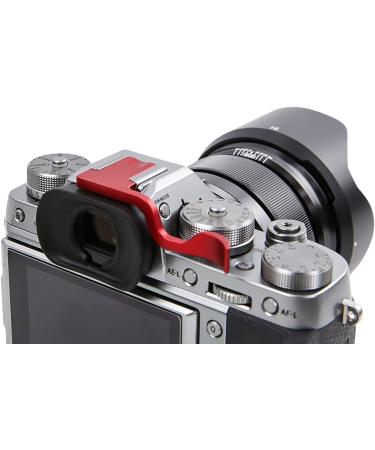 Fujifilm XT-1 XT-2 XT-3 XT-4 Metal Hot Shoe Thumb Grip - Red | Stable Thumb Rest for Slow Shutter Speeds | Foto&Tech - Buy Online on SooperMarket.com