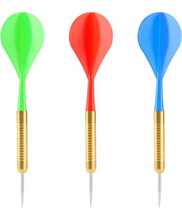 Accmor 18 Pcs Steel Tip Darts Set for Bar Dart, Metal Darts for Dartboard - Buy Online on SooperMarket.com