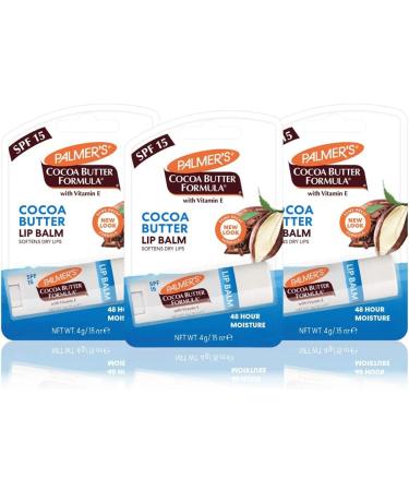 Palmer's Cocoa Butter Formula Lip Balm (3 Pack) Butter Pack of 3