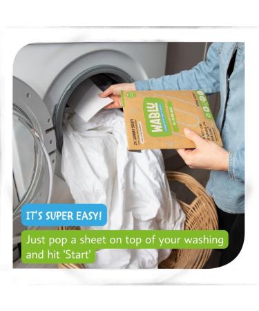 WABLU 72 Laundry Sheet Multipack | Spring Florals | Effective washing detergent sheets for your clothes to replace capsules pods and liquids | Natural Enzymes (BIO) | At least 72 washes - Buy Online on SooperMarket.com