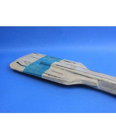 Hampton Nautical Light Blue Oar 24 Herring Cove Squared w/Hooks - Wooden Rowing Decorative Oar - Buy Online on SooperMarket.com