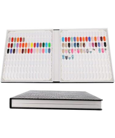 Lodokdre 216 Colors Nail Tips Display Book DIY Nail Arts Showing Tag Color Graphic Card Painting Display Board White - Buy Online on SooperMarket.com