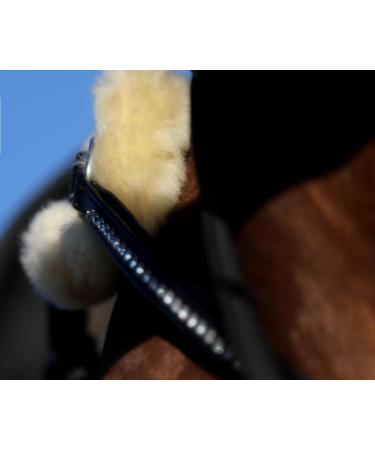 Tysons Breeches 5 Point Breastplate - Halla Lambskin Rhinestone Glitter Leather Black with Martingale for Thoroughbreds - International Shipping Available - Buy Online on SooperMarket.com