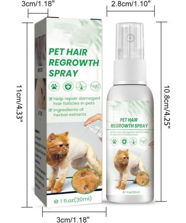 Cat Detangler Spray for Matted Hair Leave In Hair Conditioner Spray Pet Supplies for Dogs Cats Matted Hair Encourages Hair Regrowth (30ml) Shareed - Buy Online on SooperMarket.com