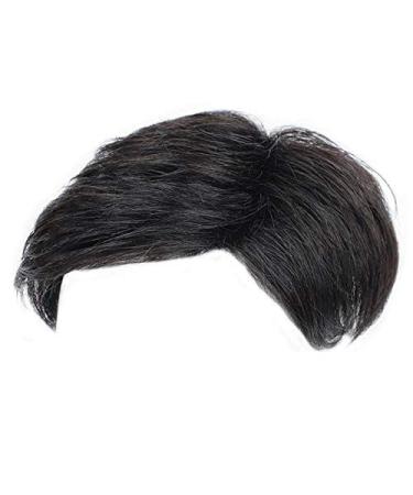 Blue Wig Toupee With Human Hair Wigs for Men Hairstyle Variable Super Thin Ultra Thin Skin All V-Looped Mens Hairpieces 16 * 18cm Black Black 18 * 20cm