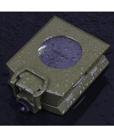 Bijia Multifunctional Metal Compass for Hiking | Waterproof High Accuracy Lens Compass with Clinometer & Spirit Level | Ideal for Climbing Boating Exploration Hunting & Geology - International Shipping Available - Buy Online on SooperMarket.com