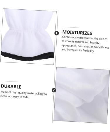 minkissy 2 Pairs Maintenance Care Gloves Paraffin Gloves Paraffin Heated Hand Spa Mittens Cloth Hand Moisturizer Gloves Spa Paraffin Wax Cover White Care Bag Miss Flannel Hand Use - Buy Online on SooperMarket.com
