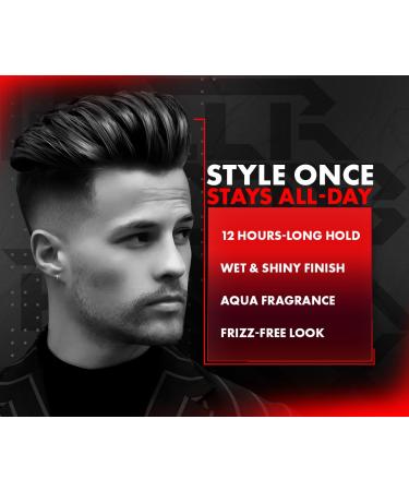 UrbanGabru Aqua Hair Comb Wax - 2-in-1 Men's Styling Wax for Strong Hold & Wet Look | 6.67 Fl Oz - International Shipping Available - Buy Online on SooperMarket.com