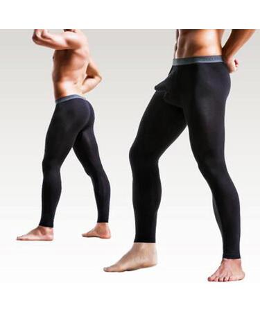 Men's Compression Pants with Pocket, Running Tights for Yoga and Fitness, X-Large Black - Buy Online on SooperMarket.com