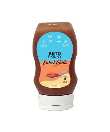 Keto Skinny Sweet Chilli Sauce 300ml - Everyday Vegan Chilli Sauce - No Artificial Flavors Zero Calorie Sugar Free Keto Diet Sauce Sweet Chilli 300 ml (Pack of 1)