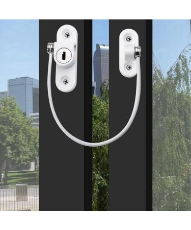 Xelparuc Window Restrictor Locks 2Pcs - Professional Child Safety UPVC Locks - Buy Online on SooperMarket.com