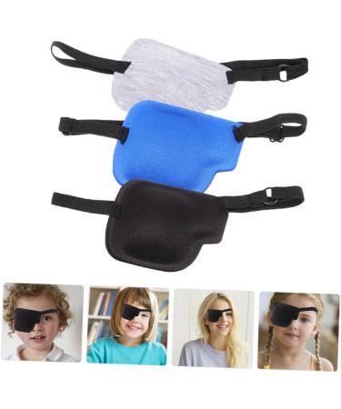 ORFOFE 6 Pcs Single Eye Mask Blindfolds for Adults Small Eye Patch Lazy Eye Masks Soft Eye Polyester - Buy Online on SooperMarket.com