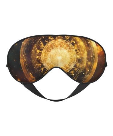 Gears Clock Bronze Century Soft Sleep Eye Mask Female Breathable Eye Patch Perfect for Travel and Relaxation