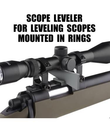 Scope Leveler Combo for Precise Scope Alignment in One-Piece Mounts or Varying Height Rings - Buy Online on SooperMarket.com