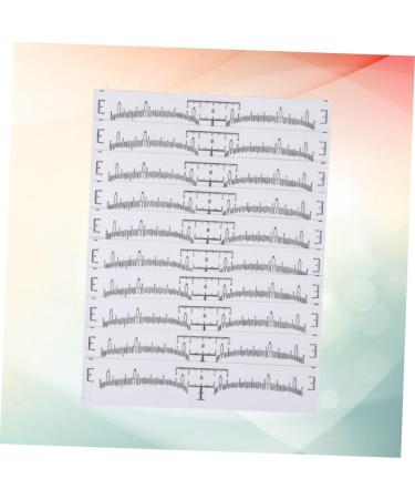 NOLITOY 100pcs Disposable Eyebrow Ruler Eyebrow Stencil Kit Disposable Gauge Eyebrow Trimming Caliper - Buy Online on SooperMarket.com