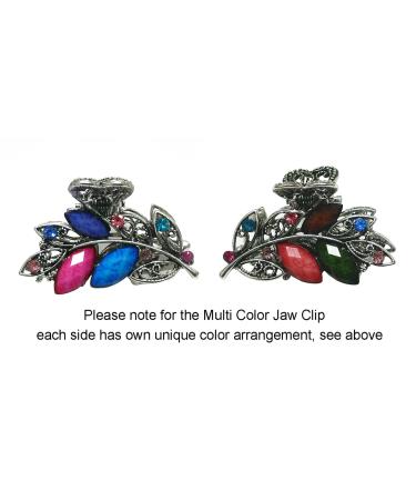 JCGY Set of 2 Small Metal Jaw Clips - Multi Color Off White Hair Claw Clips - Buy Online on SooperMarket.com
