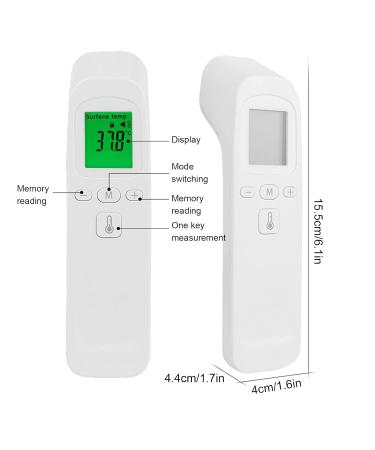 Buy Forehead Digital Thermometer for Adults & Babies | Non-Infrared Accurate Readings High-Temperature Alarm & Memory Recall - Buy Online on SooperMarket.com