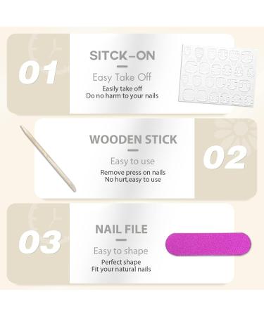 Wine Red Almond Shaped Press on Nails - 24pcs Xcreando Medium Length Fake Acrylic Glue on False Nails for Women and Girls - Buy Online on SooperMarket.com