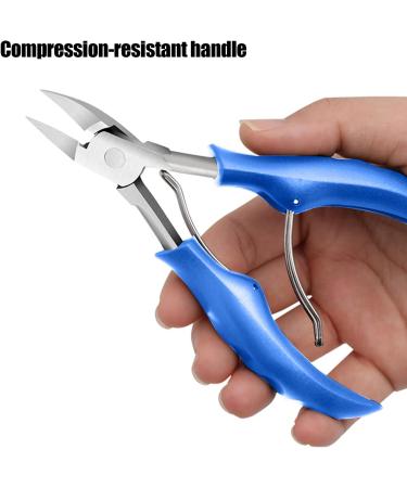 Nail Clippers Set Double Spring Toenail Clippers Ingrown Fingernail Toenail Tools Kit Nail Pedicure Clippers Toenail Corrector Professional Manicure Pedicure Tool(blue) - Buy Online on SooperMarket.com