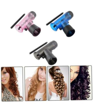PLAFOPE Hair Roller Hair Curler Hair Crimpers Mouth Cover Hair Dryer Nozzle for Nozzle for Hair Dryer Rosy - Buy Online on SooperMarket.com