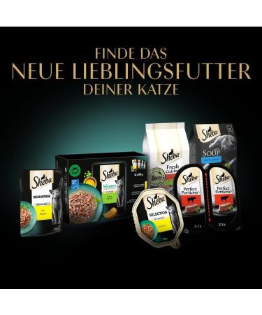 Sheba Selection in Sauce Katznassfuck - Premium Quality Cat Food - 48 Portion Bags - 4 Pack (4 x 12 x 85g) - International Shipping Available - Buy Online on SooperMarket.com