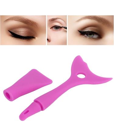 Silicone Winged Tip Soft Washable Detachable Reusable Silicone Eyeliner MultiFunction Flexible For Travel (Purple) - Buy Online on SooperMarket.com