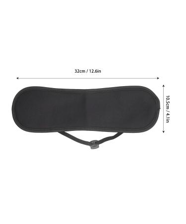 Portable Adjustable Narrow-Castor Oil Wrap | Reusable Soft Home & Bedroom Use (Black) - Buy Online on SooperMarket.com