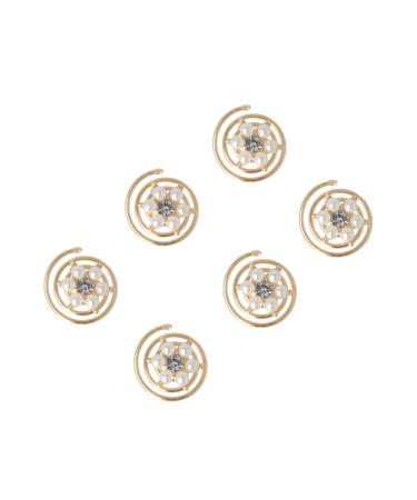 Solida Selection hair curlies with flowers gold 6 pieces