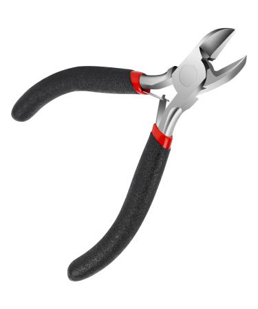 INBOLM Wire Cutters Wire Cutters Small Durable Wire Cutters with Non-Slip Handle Ideal for Jewelry Making and Guitar String Trimming for Craftsmen and Electronics Enthusiasts