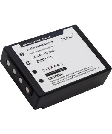 Replacement Battery for HBC Radiomatic Eco Linus 6 Technos Spectrum A/B/1/2 - 6V 2000mAh Ni-MH Compatible BA225000 Hub05AA - International Shipping Available - Buy Online on SooperMarket.com