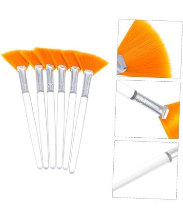 Baluue 12 Pcs Beauty Mask Brush Makeup Brushes Mask Applicator Brushes for Facials Fan Artificial Fiber 15x4cmx2pcs Yellowx2pcs - Buy Online on SooperMarket.com