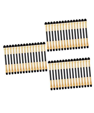 PLAFOPE 45 Pcs Eye Shadow Brush Eye Shadow Applicator Double Ended Eyeshadow Brush Blending Sponge Fiber