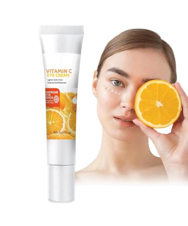 Trendyfave Vitamin C Eye Cream Under Eye Cream for Dark Circles and Puffy Eyes Eye Bags Remover Hydrating Eye Cream Fade Fine Lines Anti Aging Eye Cream for All Women Men Skin