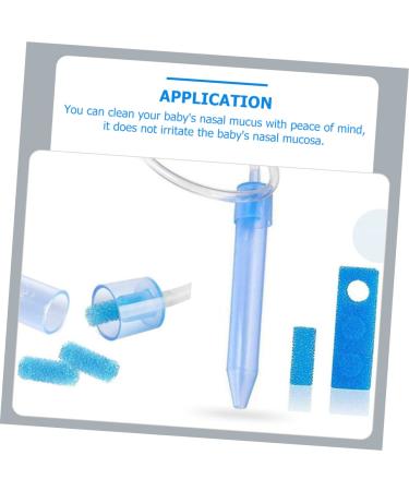 Baby Nasal Aspirator Set - Safe Nose Suction for Babies - Blue - Buy Online on SooperMarket.com