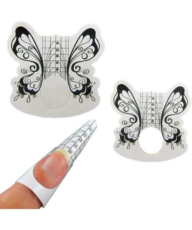 500 Pieces FO-72 Nail Stencils - Self-Adhesive Foil Modelling for Artificial Fingernails | International Shipping Available - Buy Online on SooperMarket.com