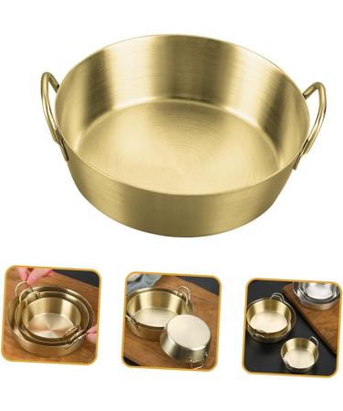 Alipis Amphora Snack Plate Tomato Stainless Steel Round re-usable 13.7x12.2CM Gold - Buy Online on SooperMarket.com