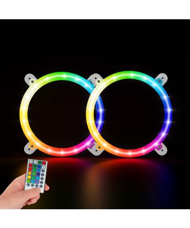 Blinngo Cornhole Lights Set,16 Multicolor Changing Cornhole Night Lights with Remote Control, Adjustable Brightness Cornhole Light, Waterproof LED Cornhole Lights, 2 Set 16colors