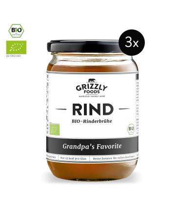Biological Bone Broth 6x500ml Set - Beef & Chicken | Nutritious Long-Cooked Broth for Optimal Health - Buy Online on SooperMarket.com
