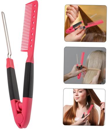 Angoily Folding Styling Comb - Smooth Straightener Hair Tool & Salon Wisking Comb for Women | Multipurpose Alloy Design | 23.5X3X2CM - Ideal for Shower & Everyday Use - Buy Online on SooperMarket.com