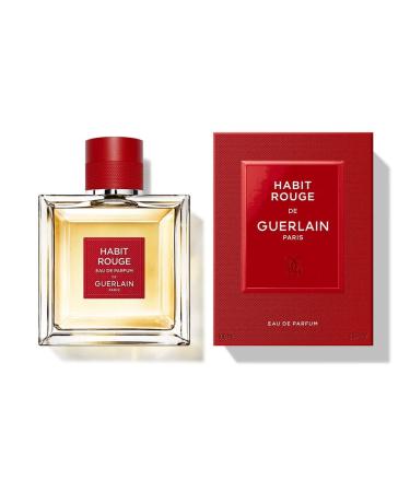Guerlain Habit Rouge For Men Eau De Parfum Spray 3.4 Ounce - Buy Online on SooperMarket.com