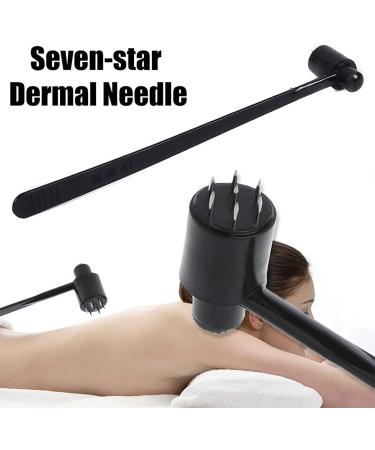 7 Star & Plum Blossom Dermal Hammer Medical Plum Blossom Needle Skin Needle Cupping Acupuncture Treatment with 12 Replace Head Seven Star Blood Needle Blood Needle (1box) - Buy Online on SooperMarket.com