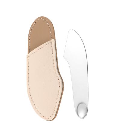 HAPINARY Makeup Mixing Palette Cosmetic Makeup Spatula Makeup Plate Spatula Cosmetic Mixer Stainless Steel