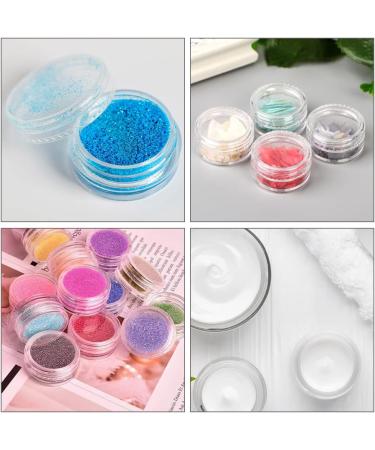 5 ml container empty container clear jar empty container cream jar 30 empty samples container samples round travel cream jar transparent cosmetic container with lid travel potty container set 30 Pieces - Buy Online on SooperMarket.com