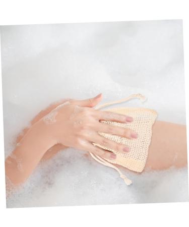 FRCOLOR 32 Pcs Exfoliating Soap Storage Bags - Mesh Bubble Makers in Assorted Colors - Perfect for Soap Bars & Suds | Eco-Friendly Cotton Linen Sachets - Buy Online on SooperMarket.com