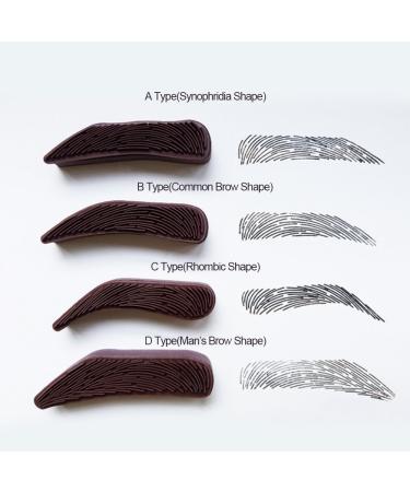 Premium Waterproof Eyebrow Powder & Stamp Kit - Natural Brow Makeup with Brushes Mirrors & 4 Stencils - Perfect for Flawless Brows Anytime - Buy Online on SooperMarket.com