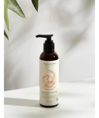Afrocenchix Seal - Scalp Oil for Afro and Curly Hair- Blended With Jojoba and Castor Oil for hair growth Moisture locking Hair Oils 200ml - Buy Online on SooperMarket.com
