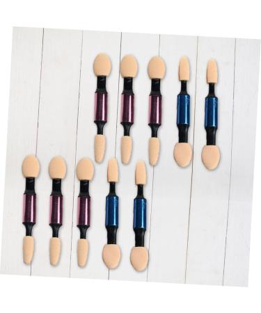 Mikinona Make Eye Shadow Brush 10pcs Women Makeup Brush Cosmetics Eye Shadow Brush Double Head Applicator Miss Blending Brush - Buy Online on SooperMarket.com
