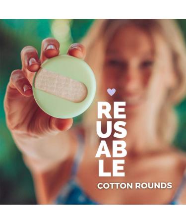 New Lastround Reusable Cotton Pads - Eco-Friendly Slimming Washable Pads - Made in Denmark - Sustainable Alternative to Disposable Cotton Pads - Buy Online on SooperMarket.com