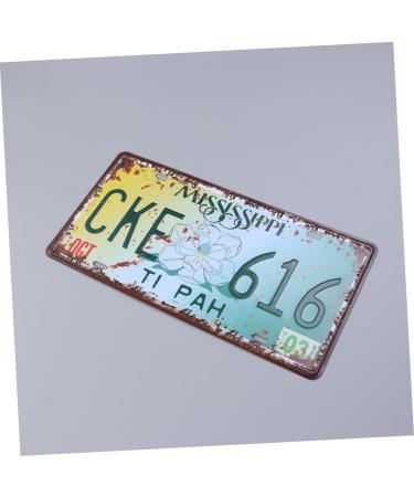 Cabilock Metal Signs License Plate Iron Painting European and American - Buy Online on SooperMarket.com